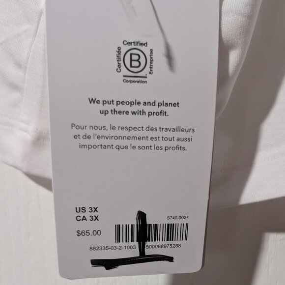 Athleta | Elemental Cropped Tee In White - Picture 7 of 14